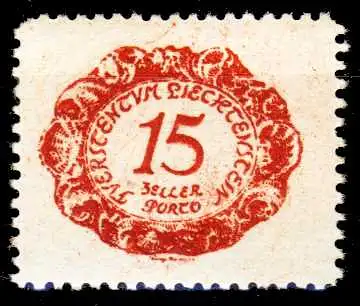 LIECHTENSTEIN PORTOMARKEN 1920 Nr 3 ungebraucht 264206