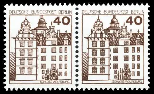 BERLIN DS BURGEN u. SCHLÖSSER Nr 614 postfrisch WAAGR P 3EBDE6