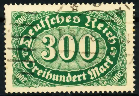 D-REICH INFLA Nr 221 zentrisch gestempelt 69BBA2