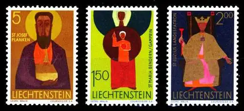 LIECHTENSTEIN 1968 Nr 500-502 postfrisch SB42D22