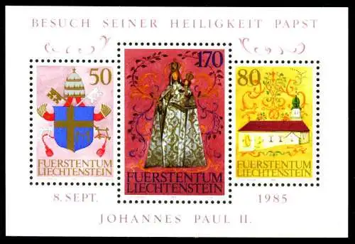 LIECHTENSTEIN 1985 Block 12 postfrisch SB46326