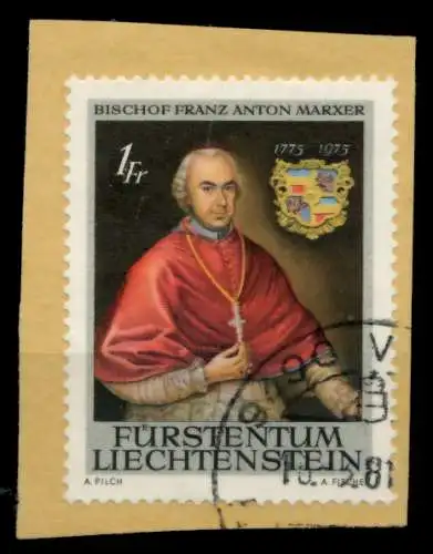 LIECHTENSTEIN 1974 Nr 613 gestempelt Briefst³ck 6E96AA