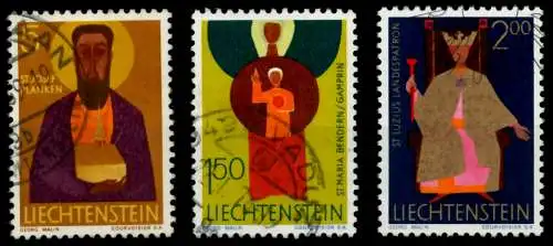 LIECHTENSTEIN 1968 Nr 500-502 gestempelt 6E93FE