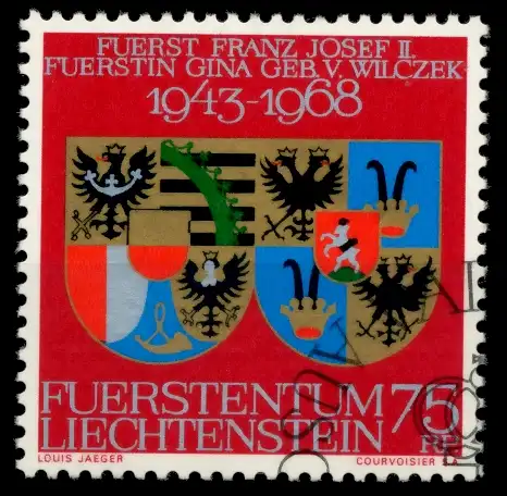 LIECHTENSTEIN 1968 Nr 496 gestempelt SB4DD6A