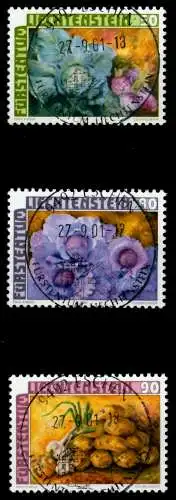 LIECHTENSTEIN 1986 Nr 904-906 zentrisch gestempelt 6E675A