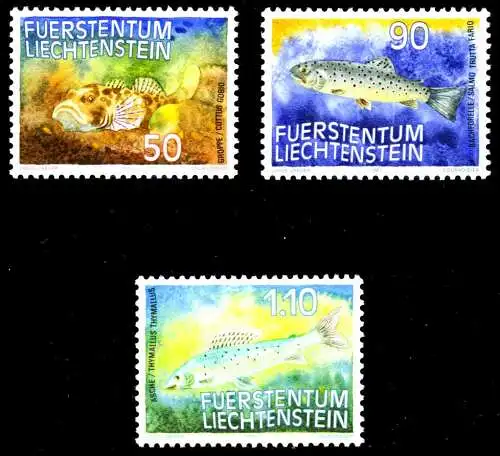 LIECHTENSTEIN 1987 Nr 922-924 postfrisch SB46276