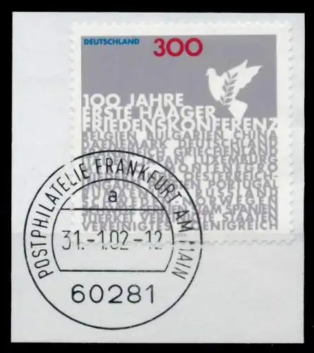 BRD 1999 Nr 2066 gestempelt Briefst³ck zentrisch 6D1276