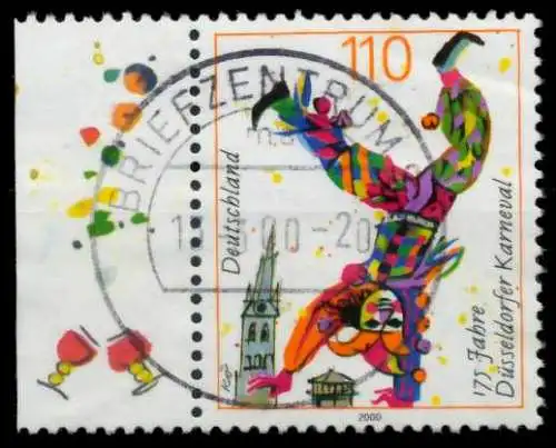 BRD 2000 Nr 2099 zentrisch gestempelt SRA 6D487E
