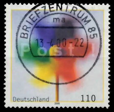 BRD 2000 Nr 2106 zentrisch gestempelt 6D49DA