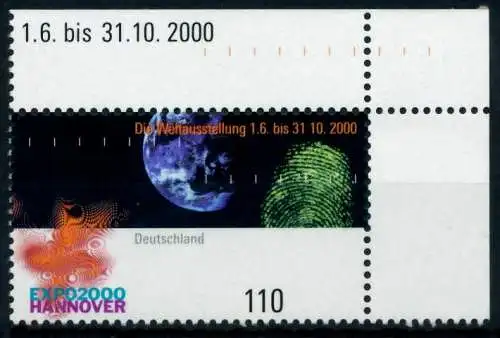 BRD 2000 Nr 2130 postfrisch ECKE-ORE 6D4BFA