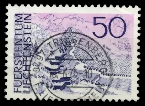 LIECHTENSTEIN 1973 Nr 584 zentrisch gestempelt 6E9672