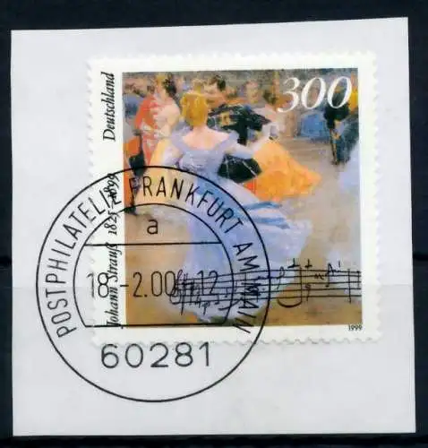 BRD 1999 Nr 2061 gestempelt Briefst³ck zentrisch 6D111E