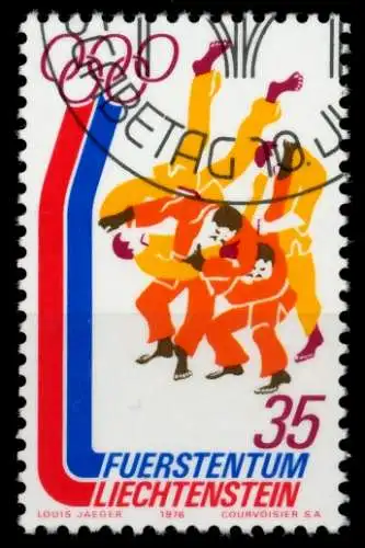 LIECHTENSTEIN 1976 Nr 651 gestempelt 6E9786