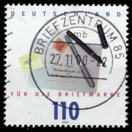 BRD 2000 Nr 2148 zentrisch gestempelt 6D90D6