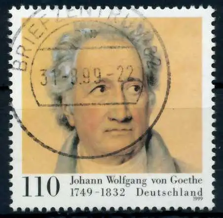 BRD 1999 Nr 2073 zentrisch gestempelt 6D13CA