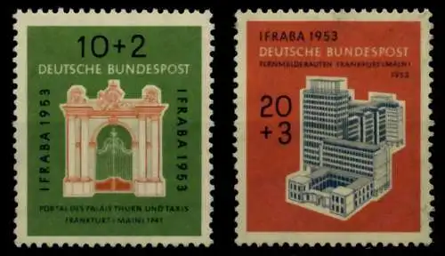 BRD 1953 Nr 171-172 postfrisch 725426