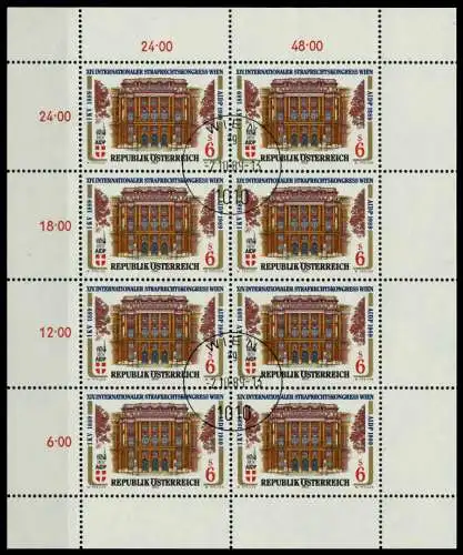 ÖSTERREICH BLOCK KLEINBOGEN 1980-1989 Nr 1971 Z 711282