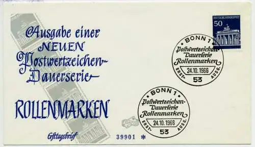 BERLIN BELEGE Nr 289 BRIEF FDC 736842