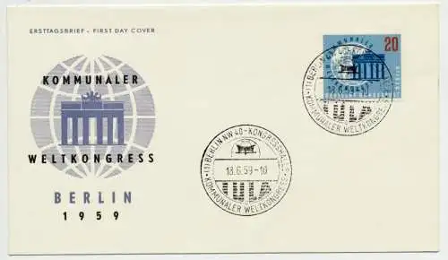 BERLIN Nr 189 BRIEF FDC 736782