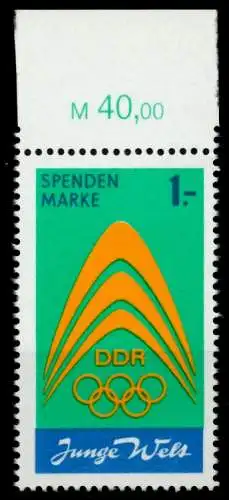 DDR SPENDENM Nr I postfrisch ORA 736732