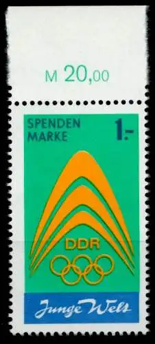 DDR SPENDENM Nr I postfrisch ORA 736756