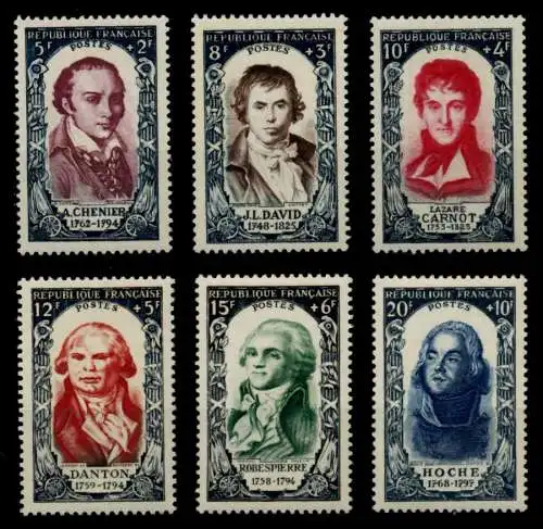 FRANKREICH 1950 Nr 885-890 postfrisch 72EBCE