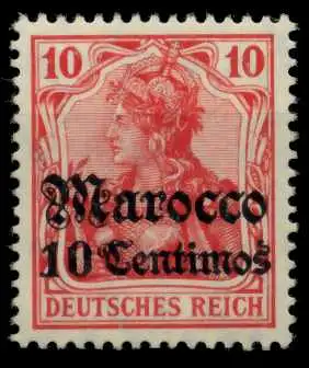 DEUTSCHE AUSLANDSPOSTÄMTER MAROKKO Nr 36 postfrisch 732C56