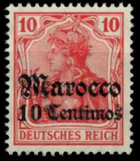 DEUTSCHE AUSLANDSPOSTÄMTER MAROKKO Nr 36 postfrisch 732C5A