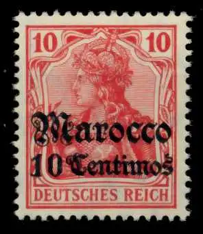 DEUTSCHE AUSLANDSPOSTÄMTER MAROKKO Nr 36 postfrisch 732C62
