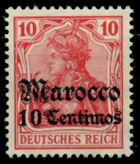 DEUTSCHE AUSLANDSPOSTÄMTER MAROKKO Nr 36 postfrisch 732C66