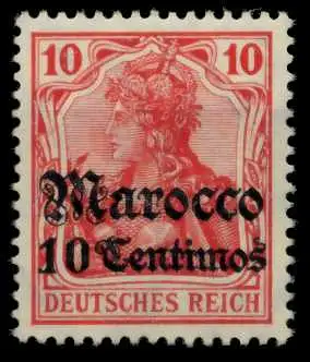 DEUTSCHE AUSLANDSPOSTÄMTER MAROKKO Nr 36 postfrisch 732C32