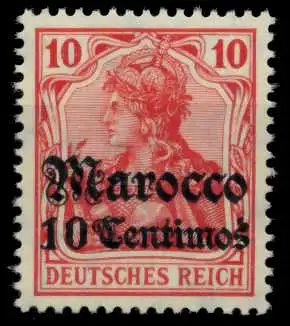 DEUTSCHE AUSLANDSPOSTÄMTER MAROKKO Nr 36 postfrisch 732C36