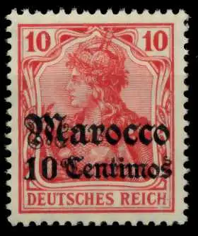 DEUTSCHE AUSLANDSPOSTÄMTER MAROKKO Nr 36 postfrisch 732C3A