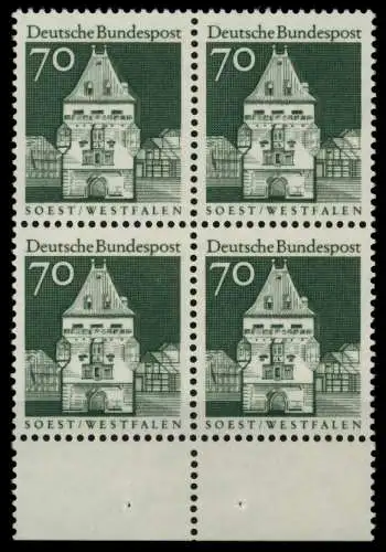 BRD DS D-BAUW. 2 Nr 497 postfrisch VIERERBLOCK URA 72EFBA