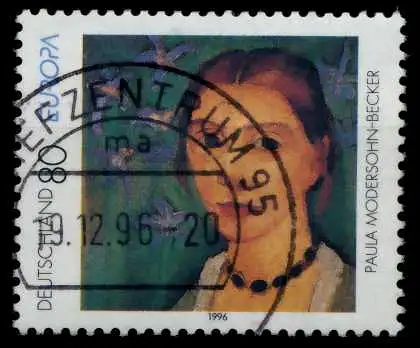 BRD BUND 1996 Nr 1854 zentrisch gestempelt 72CBEA