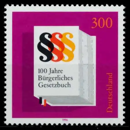 BRD 1996 Nr 1874 postfrisch SBF7252