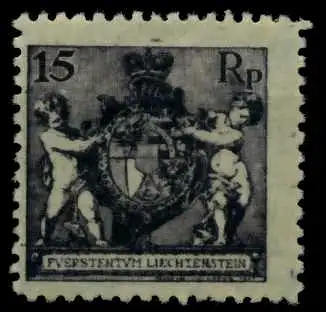 LIECHTENSTEIN 1921 Nr 52B ungebraucht 72115E