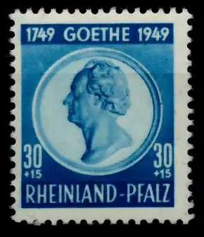 FRANZ. ZONE RL-PFALZ Nr 48 postfrisch 70C99E