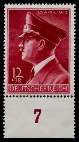 3. REICH 1942 Nr 813y postfrisch URA 71C76E