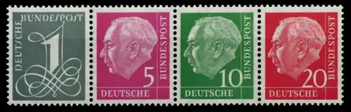 BRD ZUSAMMENDRUCK Nr W18X W20X W17X+W21X postfrisch 71CAC6