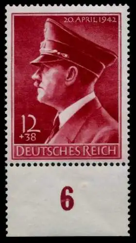 3. REICH 1942 Nr 813y postfrisch URA 71C796