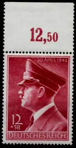 3. REICH 1942 Nr 813y postfrisch ORA 71C762