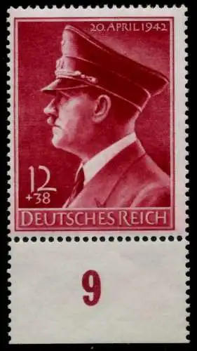 3. REICH 1942 Nr 813y postfrisch URA 71C786