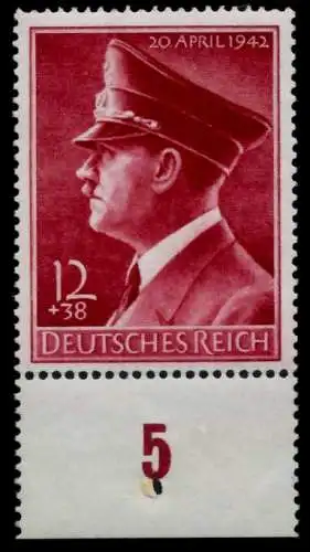 3. REICH 1942 Nr 813y postfrisch URA 71C776