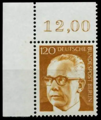 BERLIN DS HEINEM Nr 395 postfrisch ECKE-OLI 702E8A