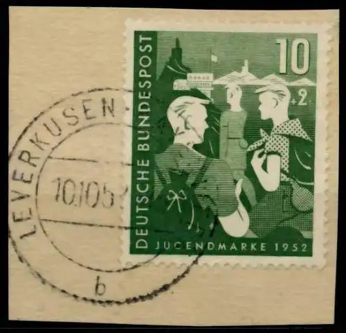 BRD 1952 Nr 153 gestempelt Briefst³ck zentrisch 70CA32