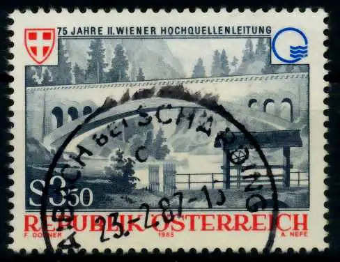 ÖSTERREICH 1985 Nr 1834 zentrisch gestempelt 70058A
