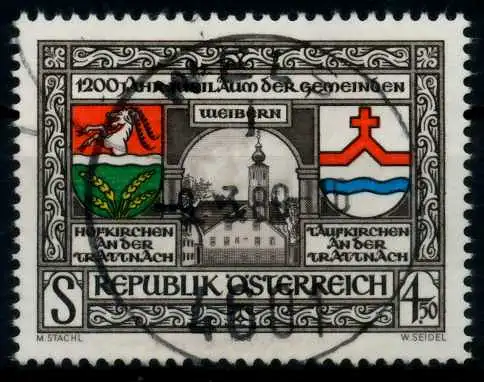 ÖSTERREICH 1985 Nr 1824 zentrisch gestempelt 7027DA