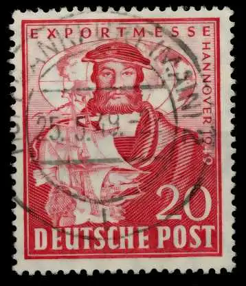 BIZONE Nr 104a zentrisch gestempelt 718B2E