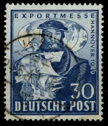 BIZONE Nr 105a zentrisch gestempelt 718AF2